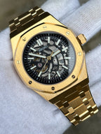 Royal Seikoak |Gold Skeleton