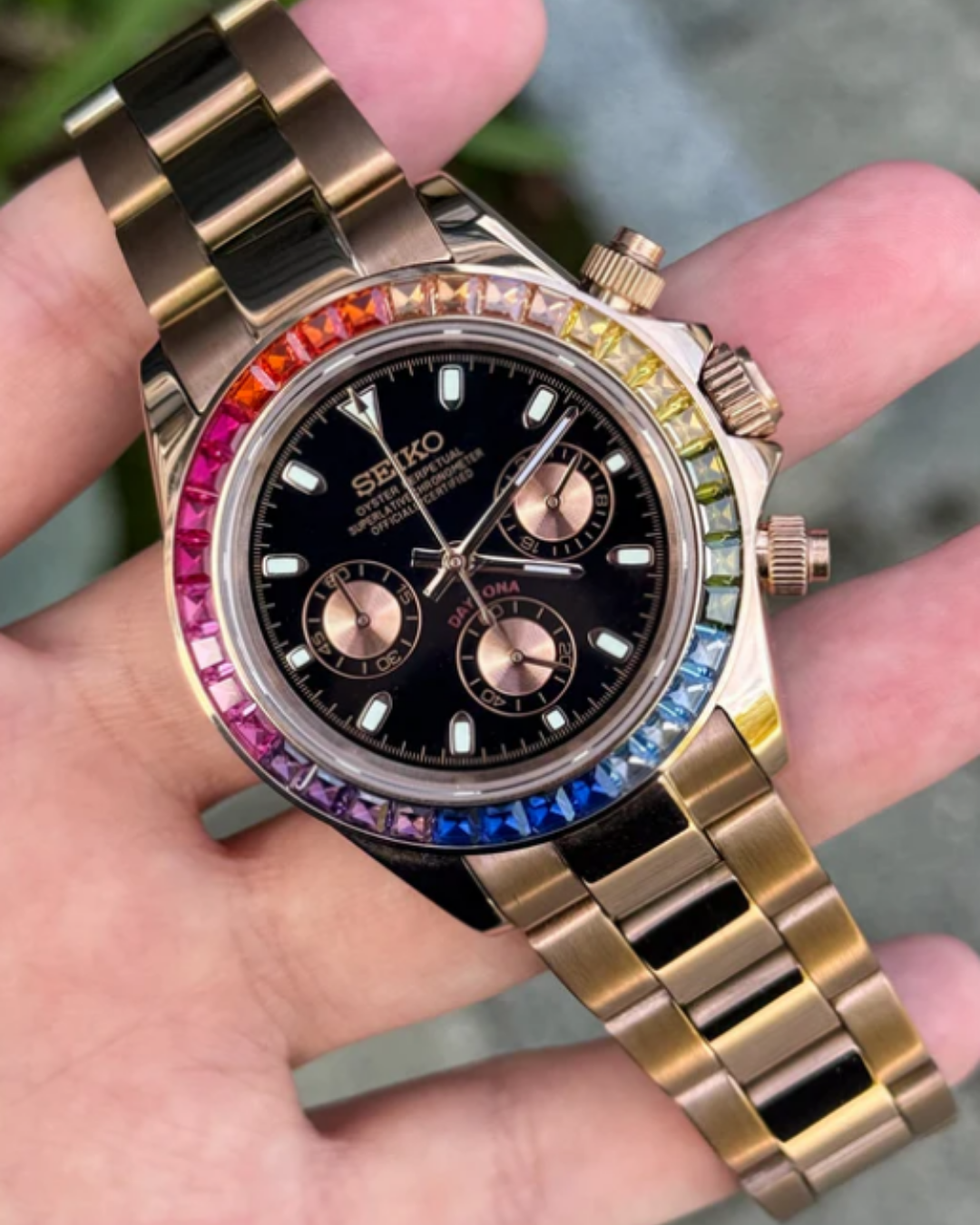 Sietona | Rose Gold Rainbow