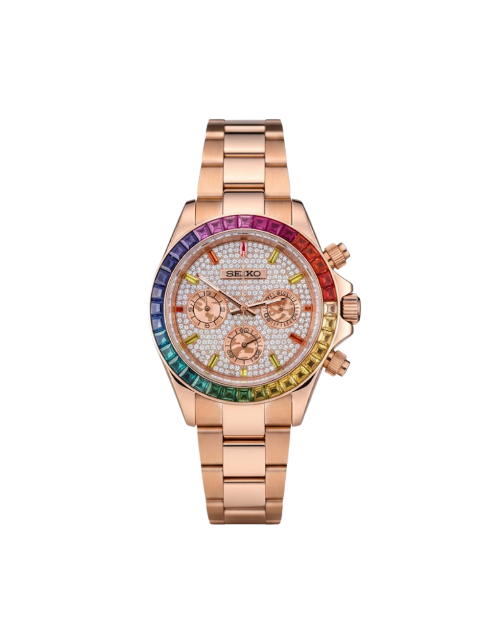 Sietona | Rose Gold Diamond Rainbow