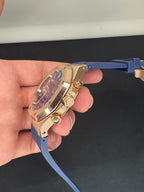 Royal Seikoak | Blue Dial Chronograph Rose Gold