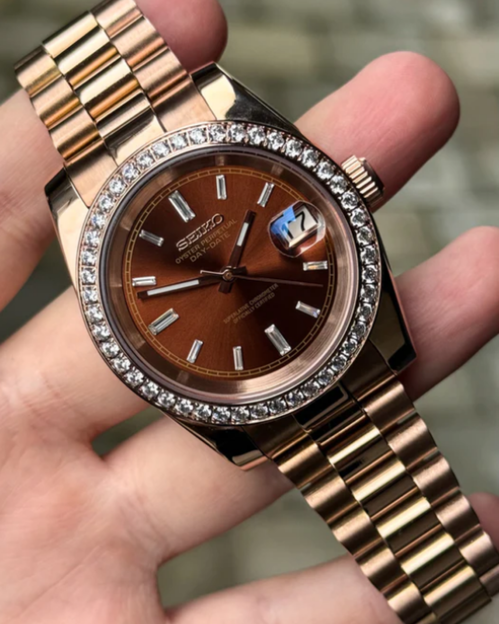Siekojust | Chocolate Diamond Bezel