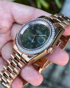 Siekojust | Rose Gold Arabic Diamond Bezel