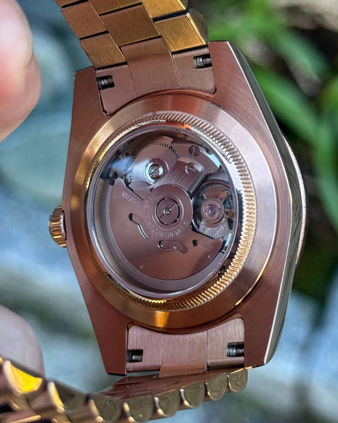 Siekojust | Rose Gold Arabic Diamond Bezel