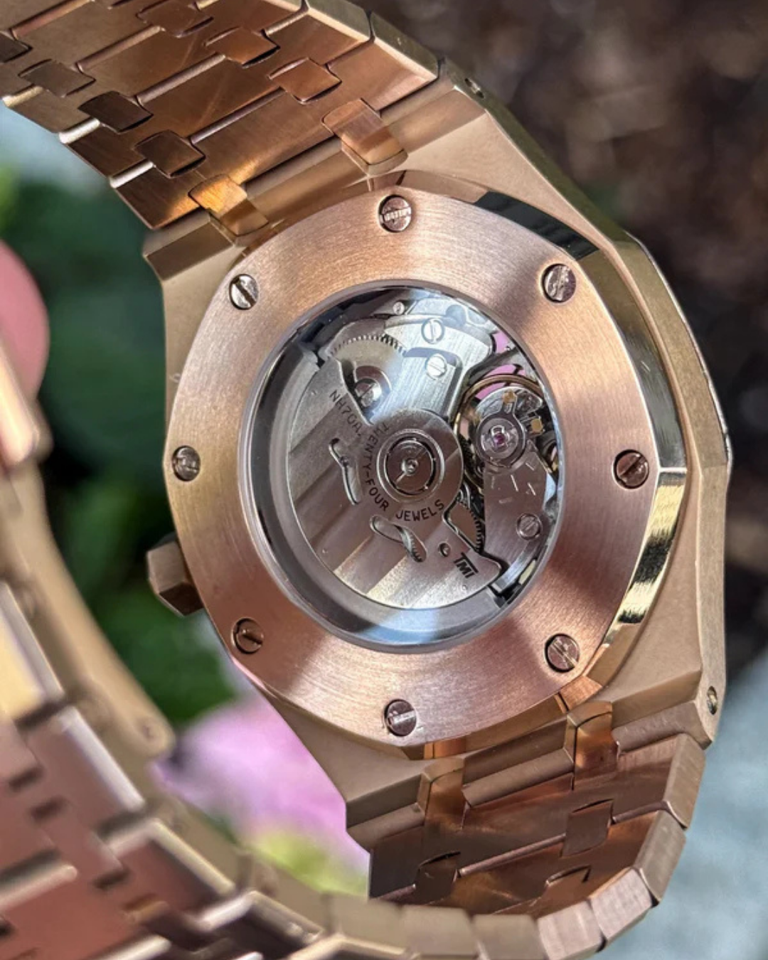 Royal Seikoak | Rose Gold Skeleton
