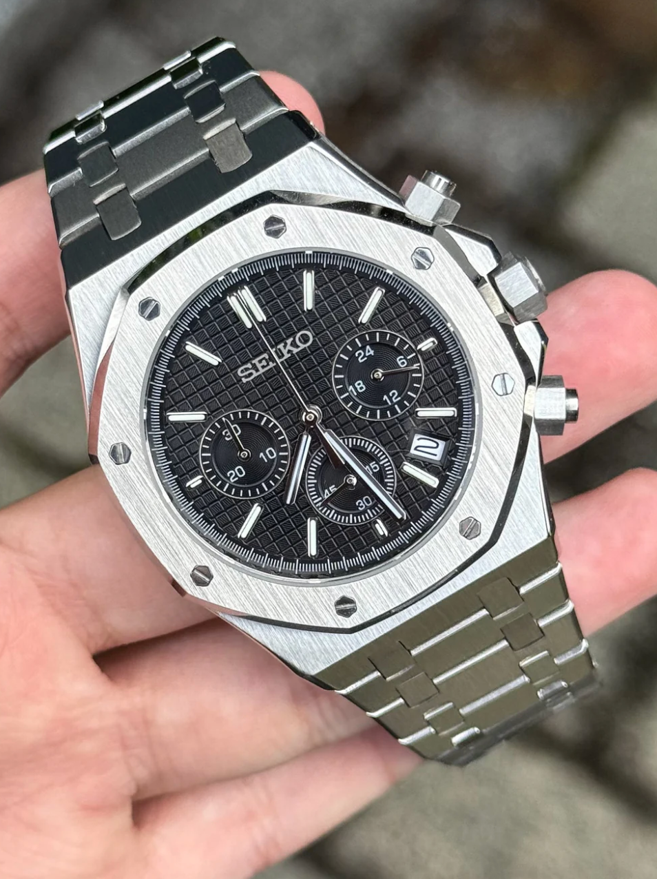Royal Seikoak | Black Dial Chronograph