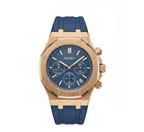 Royal Seikoak | Blue Dial Chronograph Rose Gold
