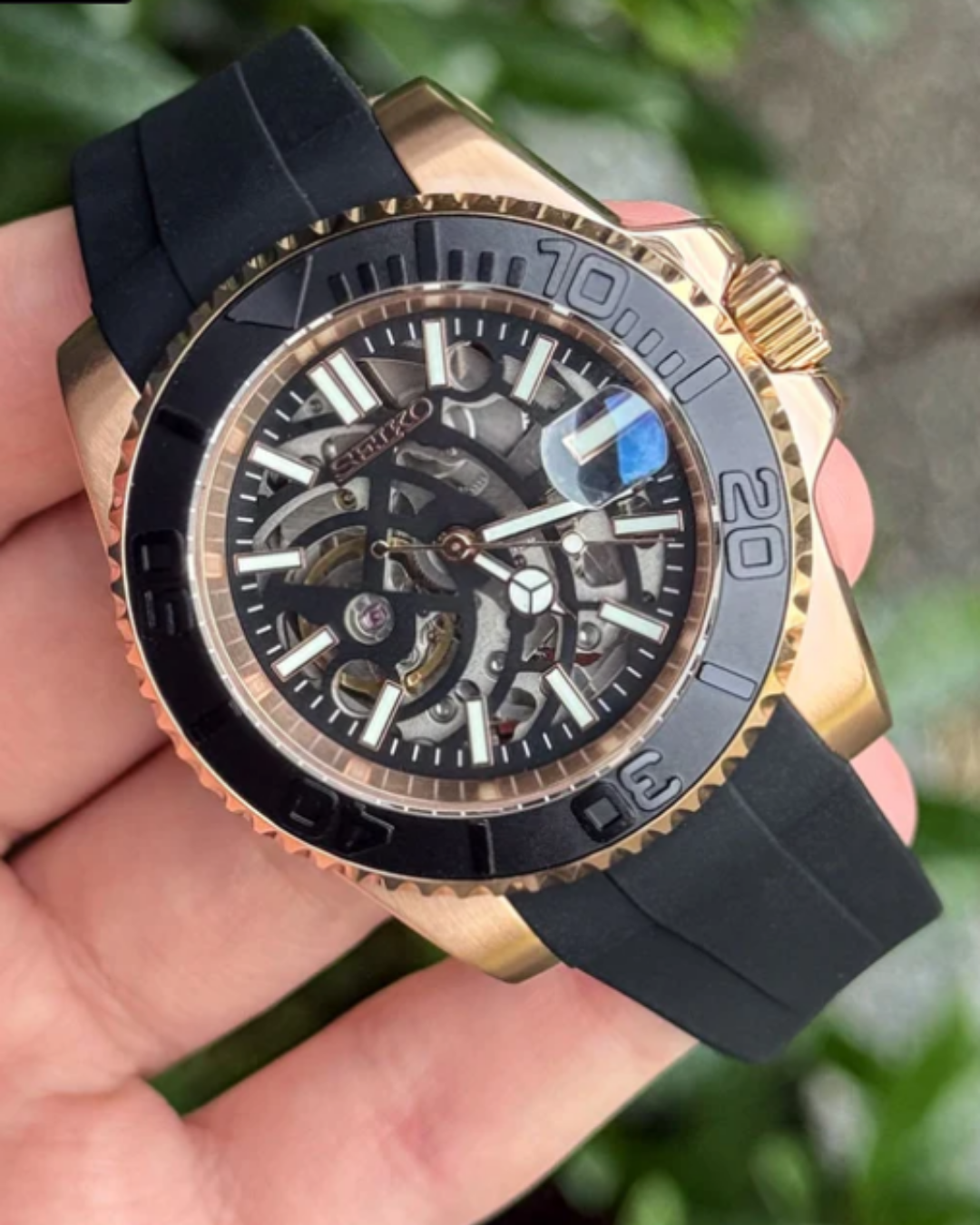 Gmteiko | Yacht Master Rose Gold Skeleton